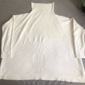Free People White Turtle Neck Sweater